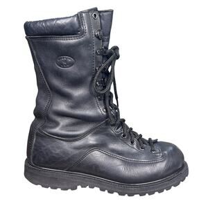 Vintage Matterhorn 1949 Black Insulated GoreTex Combat Field Boots Size 9 R